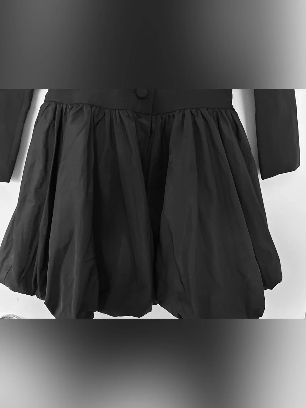 J. Crew Black. Elegant and chic Long-Sleeve Jacket Dress.6.NWT.
